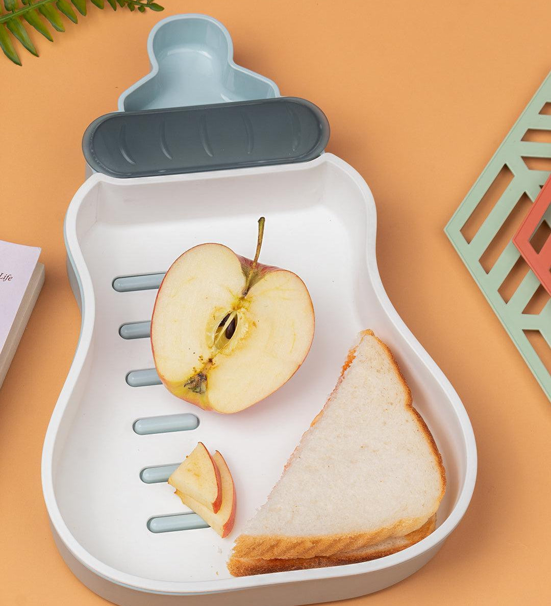 High-Quality Plastic Kids Plate with Adorable Nursing Shape
