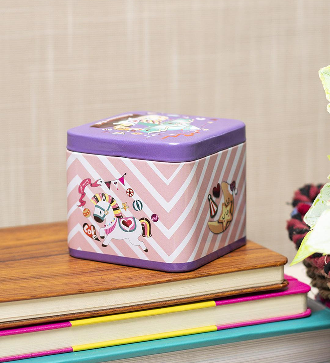 Home Tin Storage Box - Amusement Park - MARKET 99