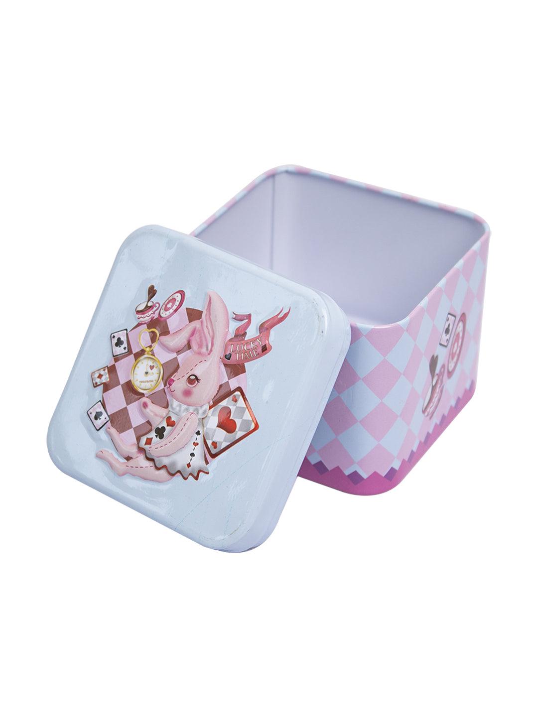 Home Tin Storage Box - LUCKY TIME - MARKET 99