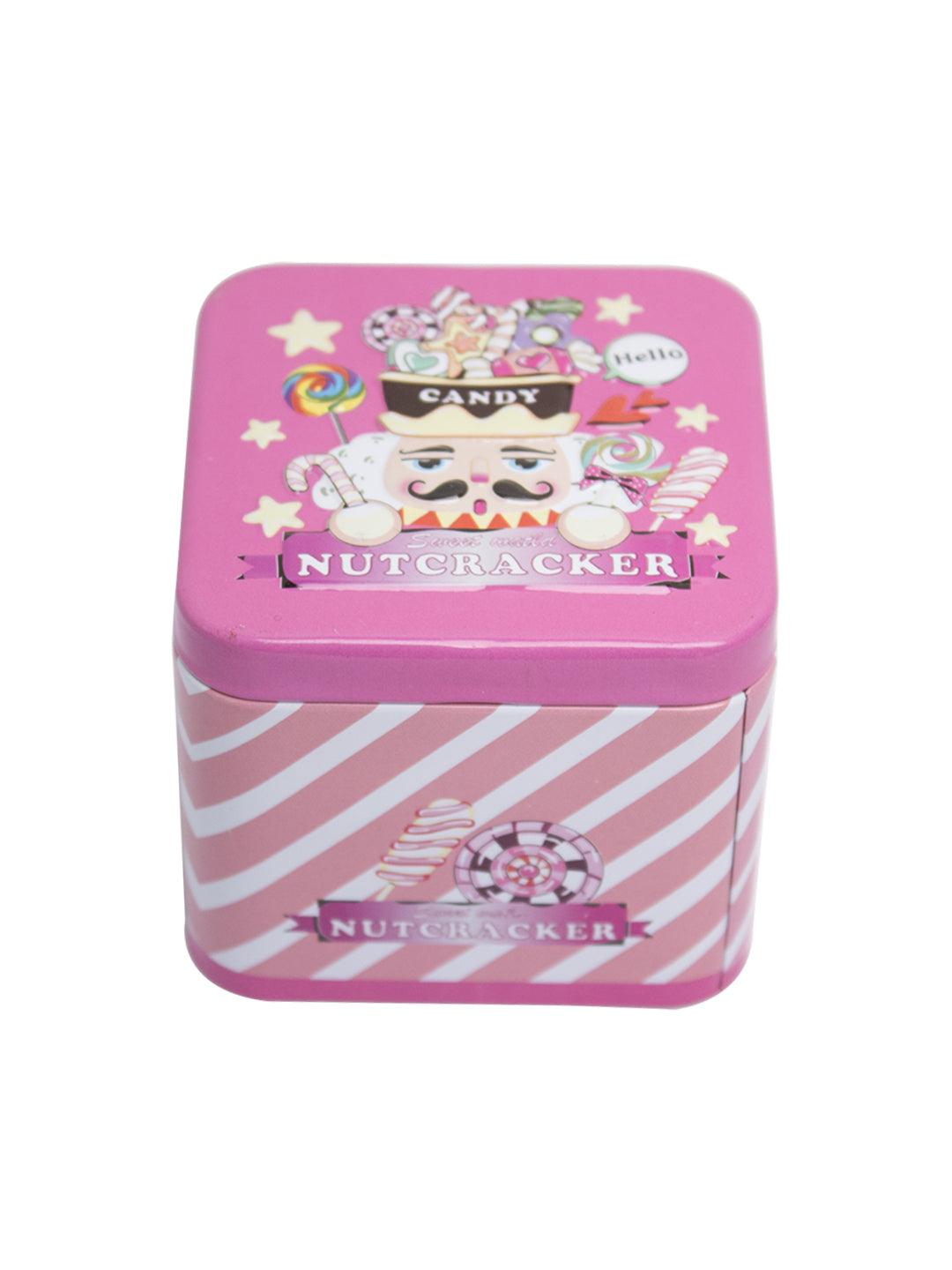 Home Tin Storage Box, Pink - MARKET 99