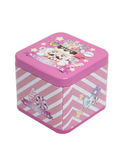 Home Tin Storage Box, Pink - MARKET 99