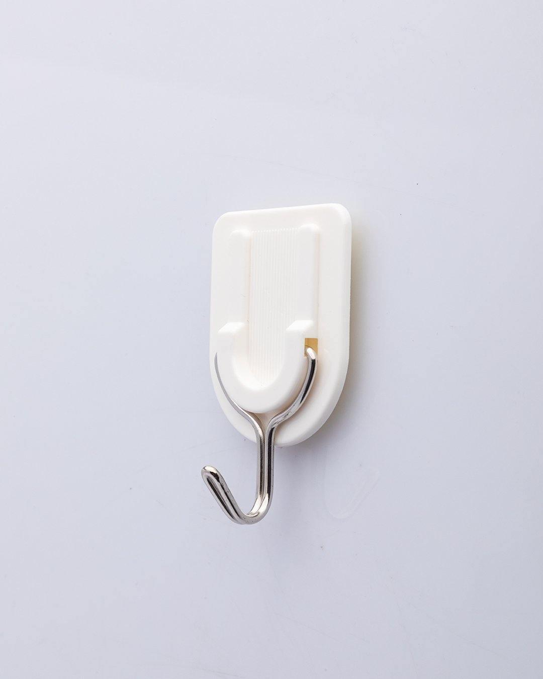 Hooks, White, Plastic, Set of 10 - MARKET 99