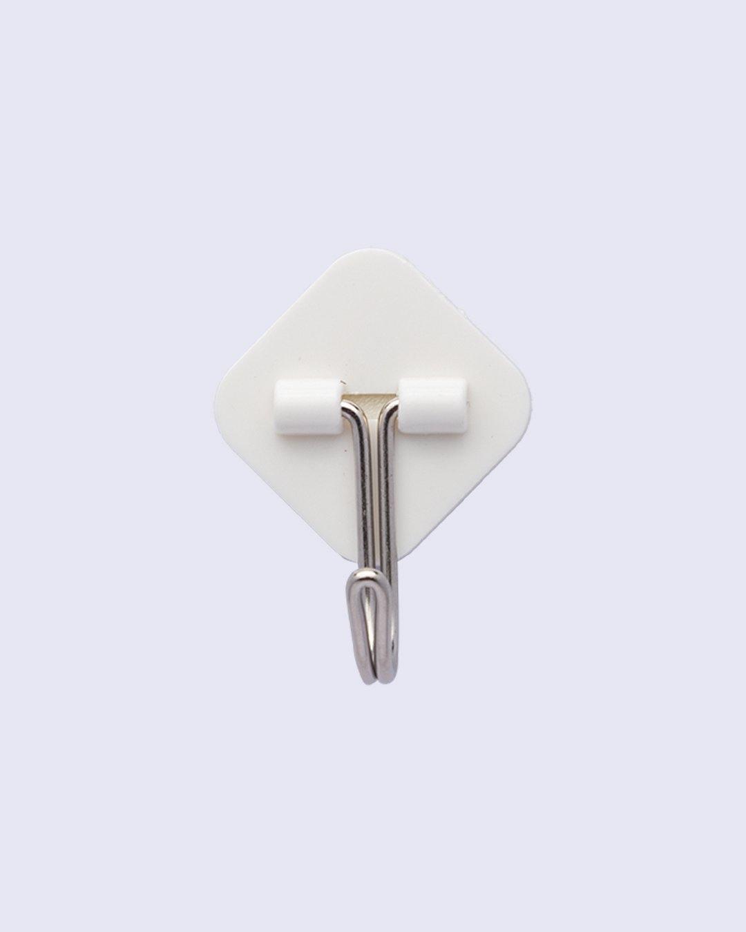 Hooks, White, Plastic, Set of 12 - MARKET 99