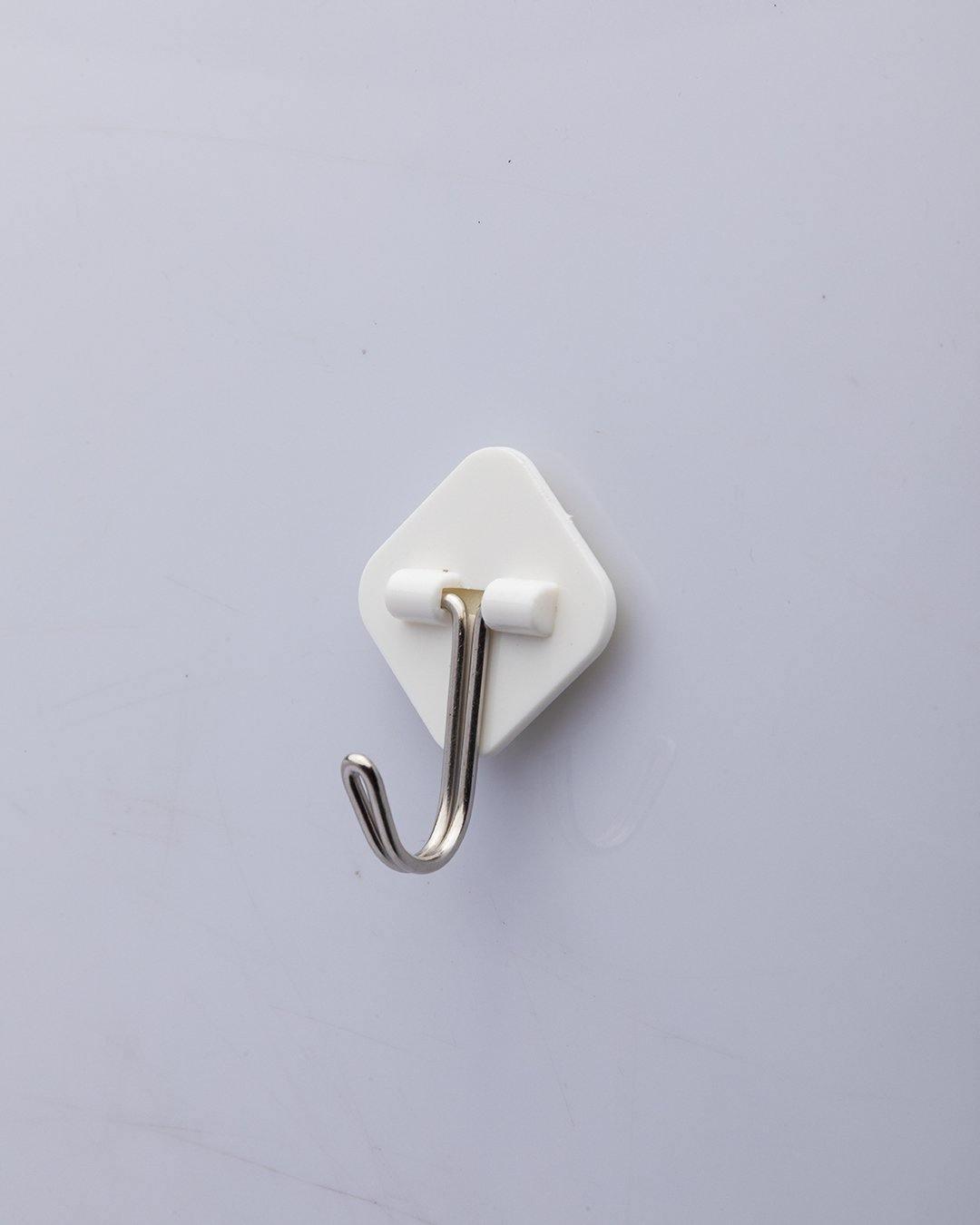 Hooks, White, Plastic, Set of 12 - MARKET 99