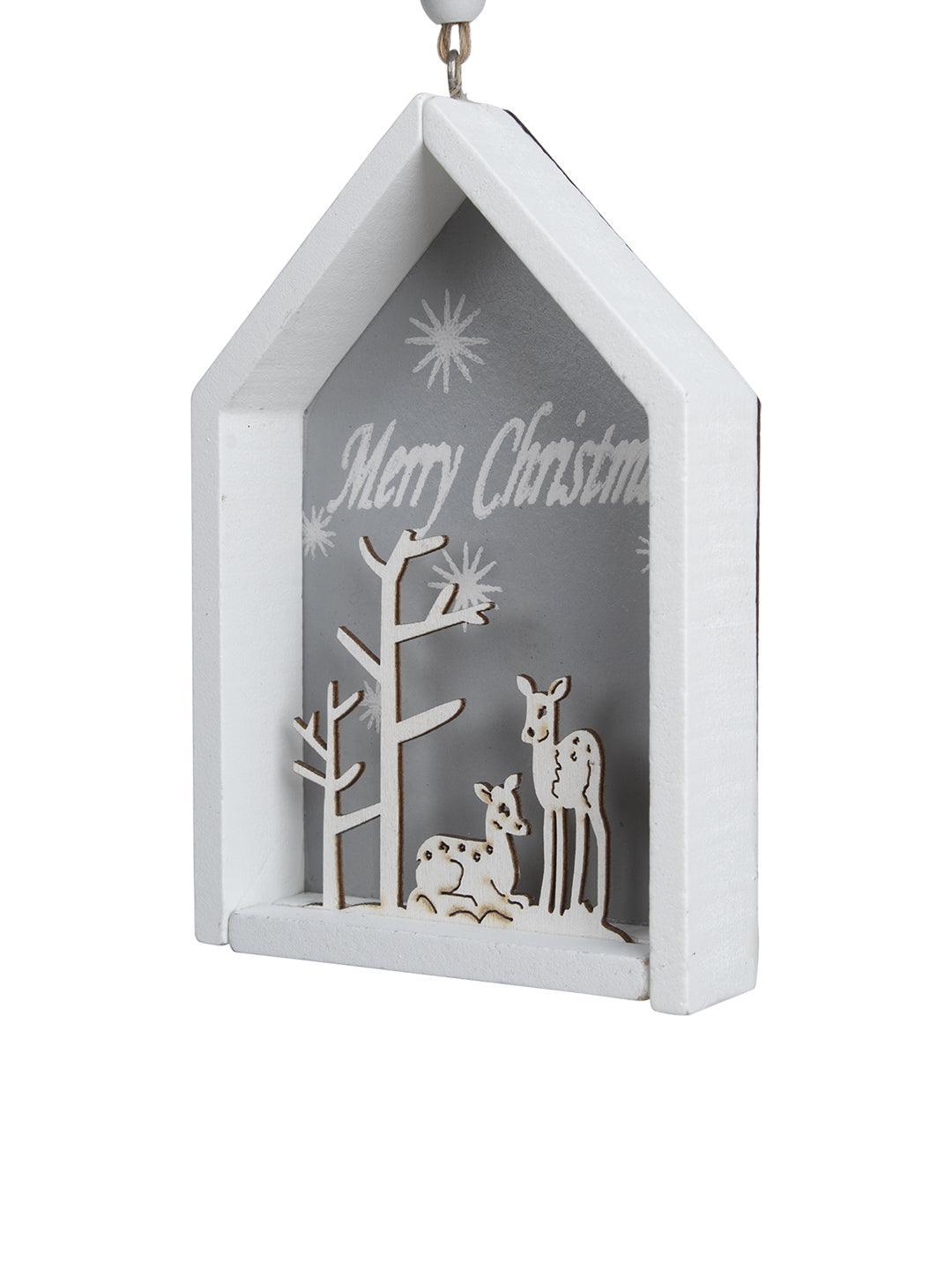 House Design - "Merry Christmas" Hanging Plaque Set Of 2 Pcs - MARKET 99
