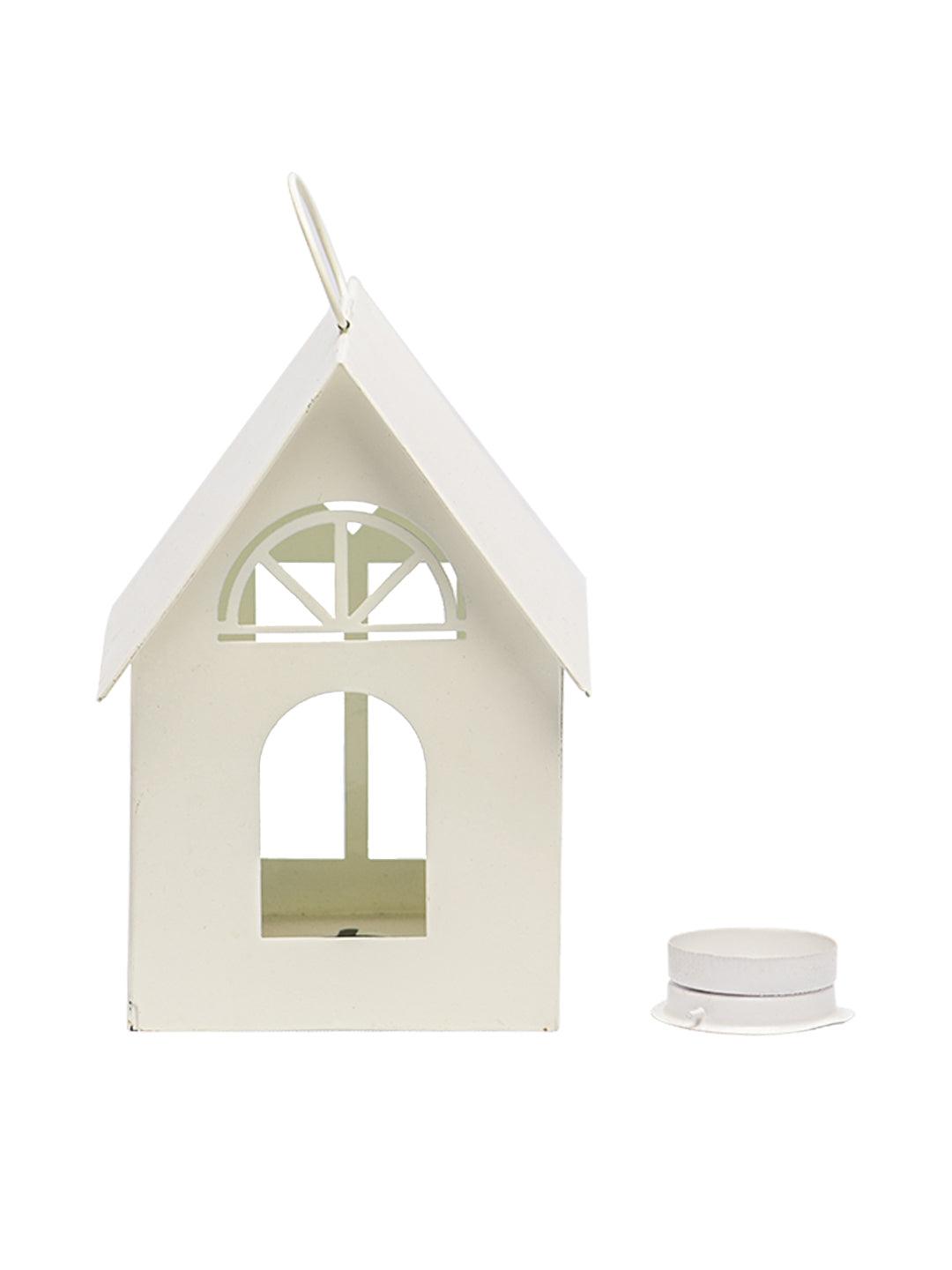 Hut T-Lite Holder Ivory - Ivory & Metal - MARKET 99