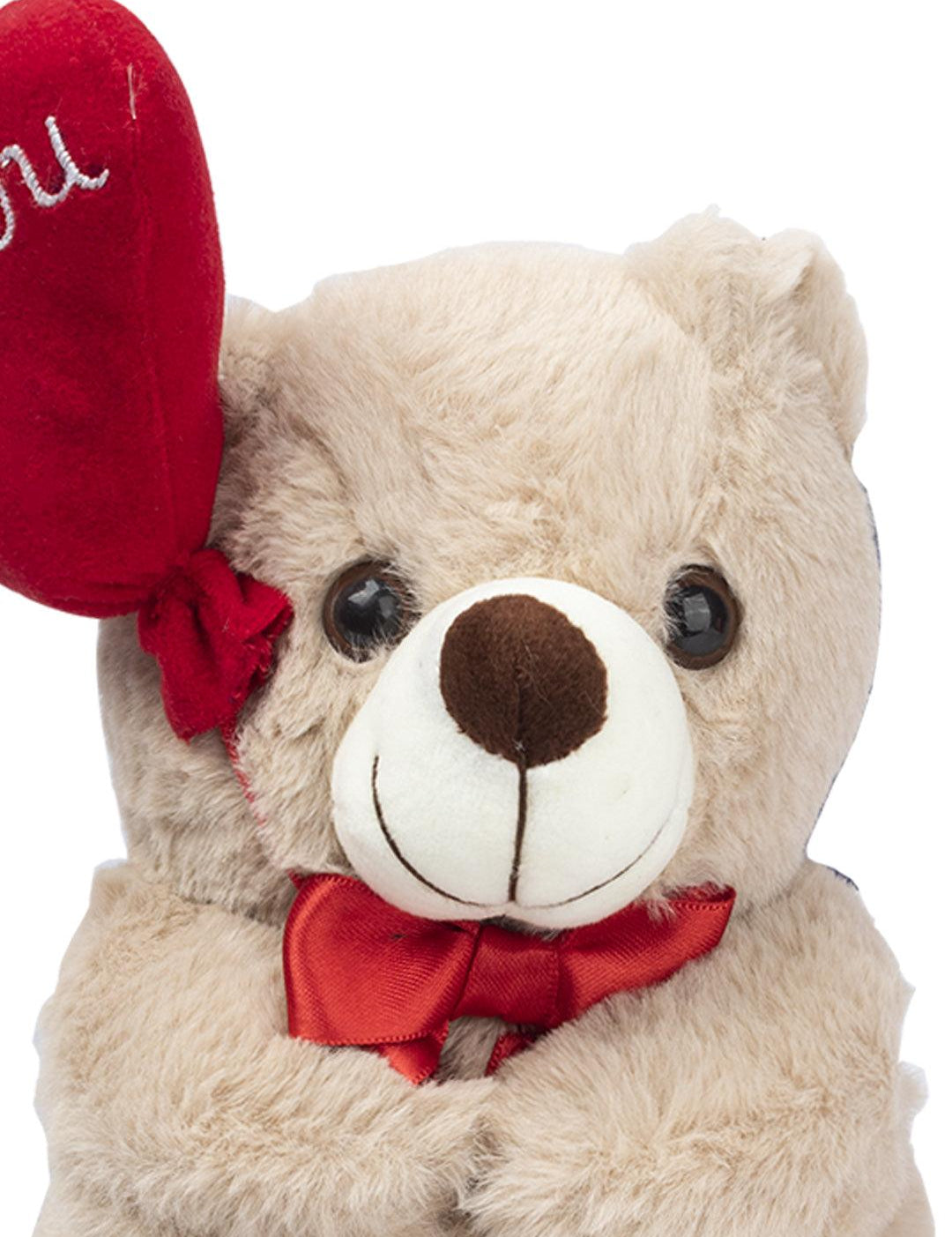 I Love You Balloon Heart Teddy Bear (25Cm) - For Valentine'S Day - MARKET 99