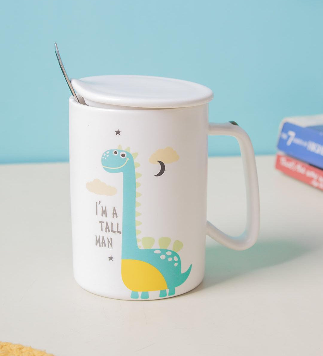I'M A TELL MAN' Coffee Mug With Lid - Dragon, 400 Ml
