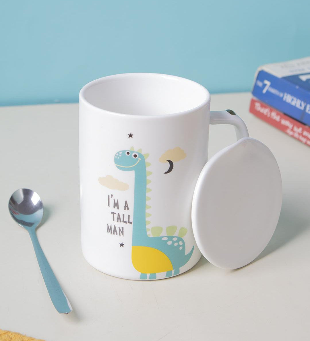 I'M A TELL MAN' Coffee Mug With Lid - Dragon, 400 Ml