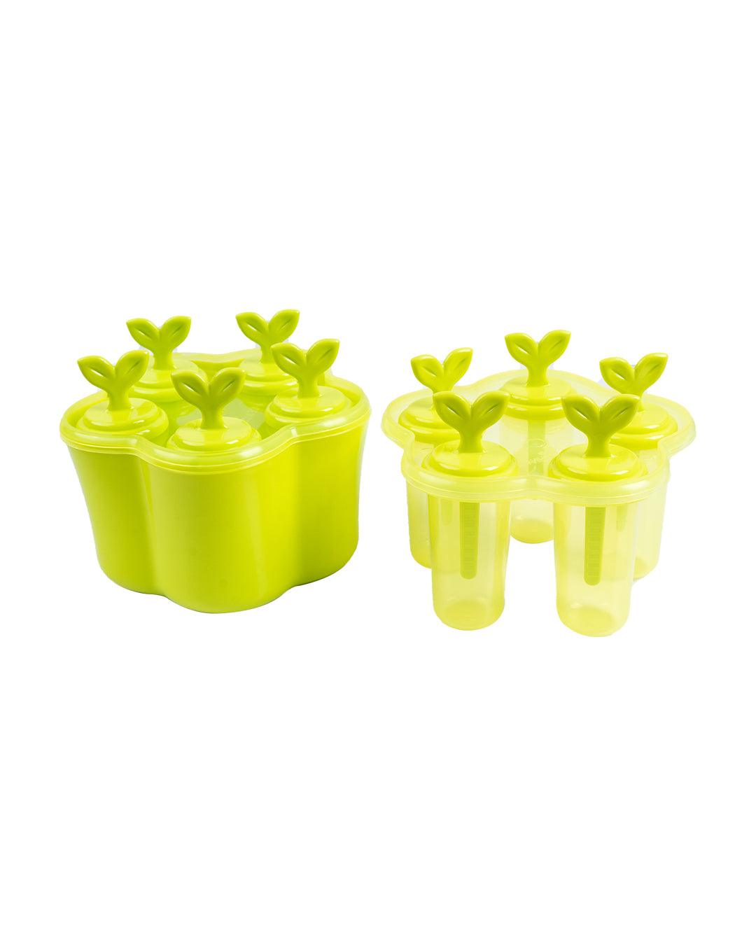 Ice Cream Moulds, Green, Plastic, Set of 2 - MARKET 99