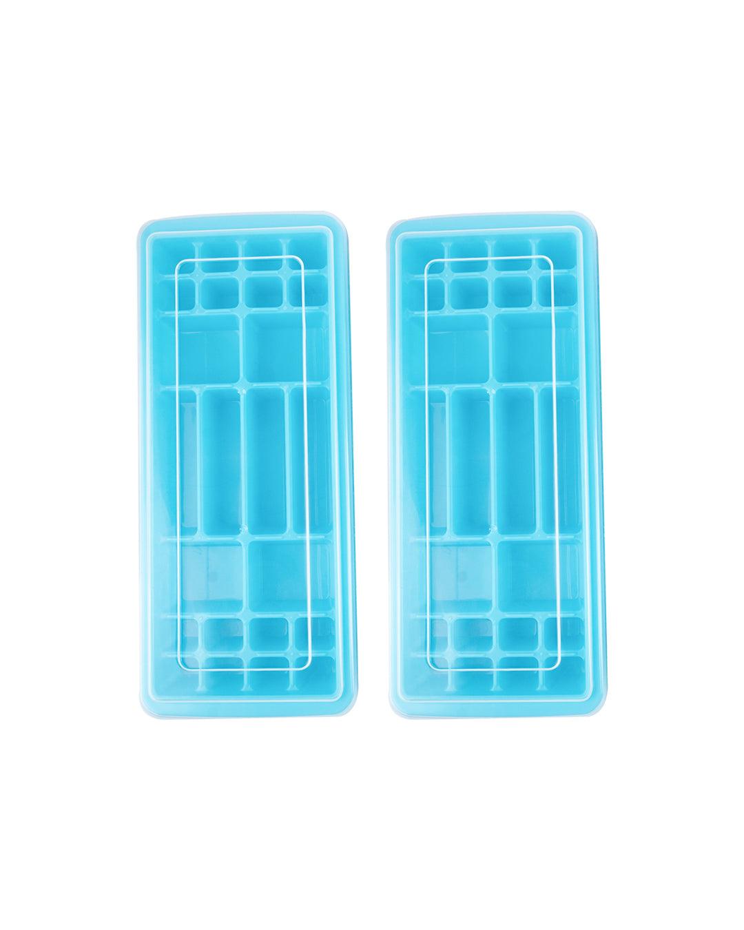 Ice Moulds, Blue, Plastic, Set of 2 - MARKET 99