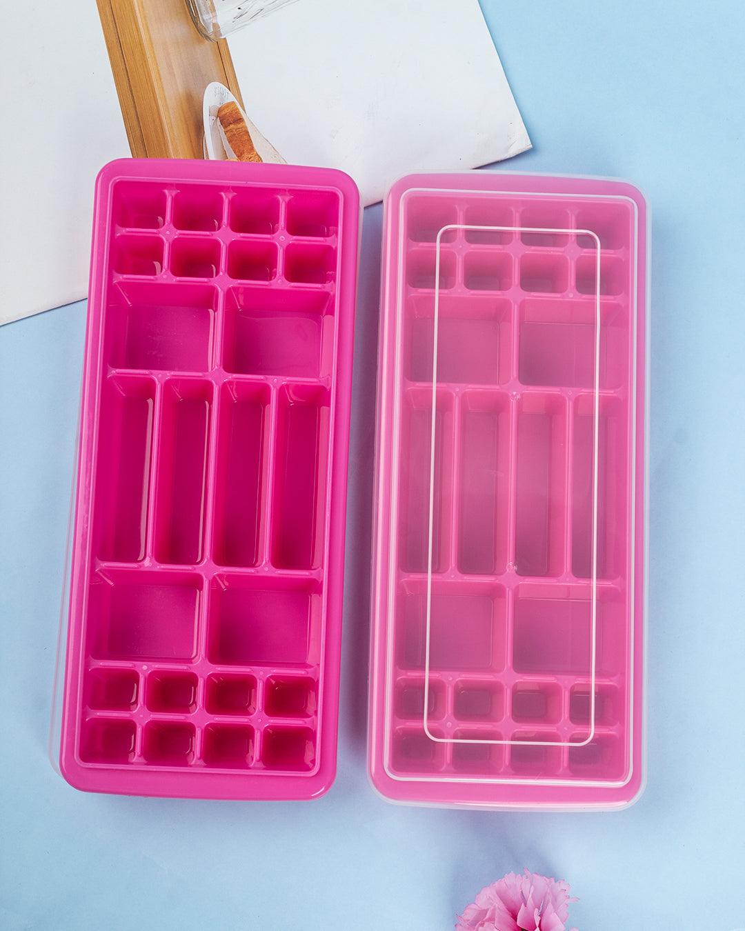 Ice Moulds, Pink, Plastic, Set of 2 - MARKET 99