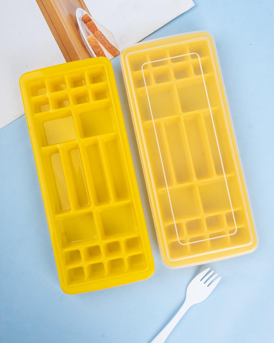 Ice Moulds, Yellow, Plastic, Set of 2 - MARKET 99