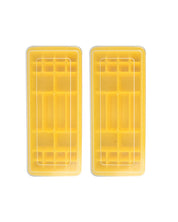 Ice Moulds, Yellow, Plastic, Set of 2 - MARKET 99