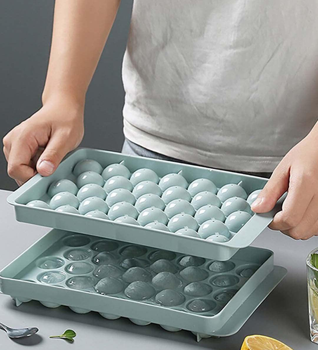 Ice Tray, Light Green, Plastic - MARKET 99