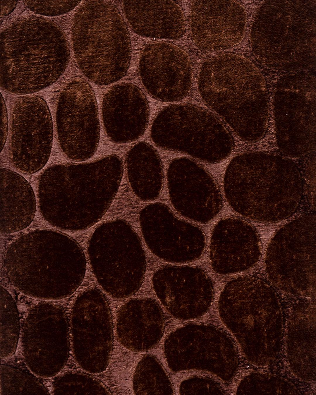 Indoor Mat, Stone Design, Brown, Microfiber - MARKET 99