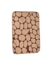 Indoor Mat, Stone Design, Camel, Microfiber - MARKET 99