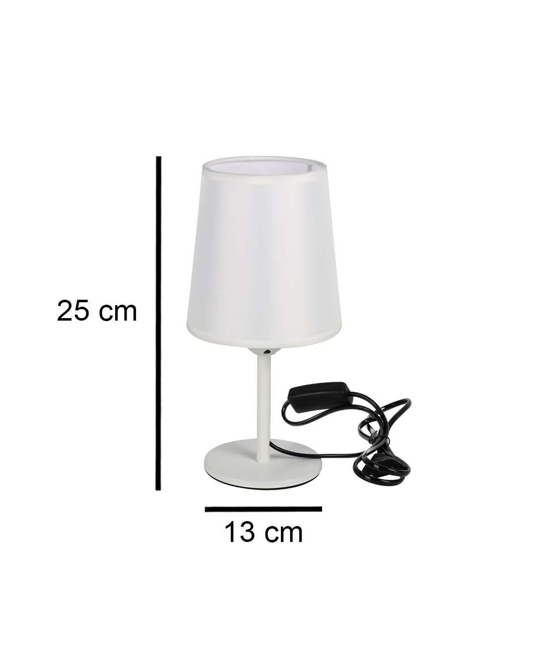Iron+Polyester, Table Lamp, Plain, Matt : Finish, Multicolor