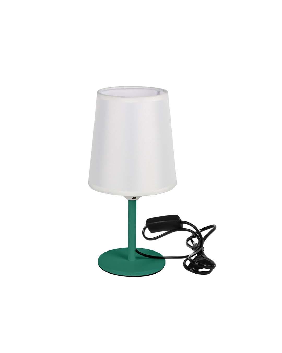 Iron+Polyester, Table Lamp, Plain, Matt : Finish, Multicolor