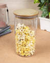 Jar with Airtight Lid, Brown, Plastic, 1.3 Litre - MARKET 99