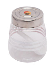 Jars, Transparent & Silver, Plastic, Set of 6, 200 mL - MARKET 99