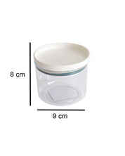 Jars with Lid, Transparent, Plastic, 250 mL - MARKET 99