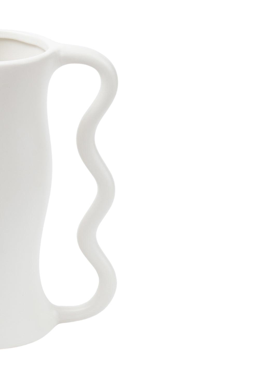 Jug' Cream Ceramic Vase - MARKET 99