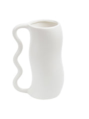 Jug' Cream Ceramic Vase - MARKET 99