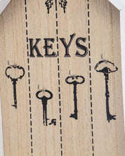 Key House, House Shaped Key Holder, White, MDF - MARKET 99