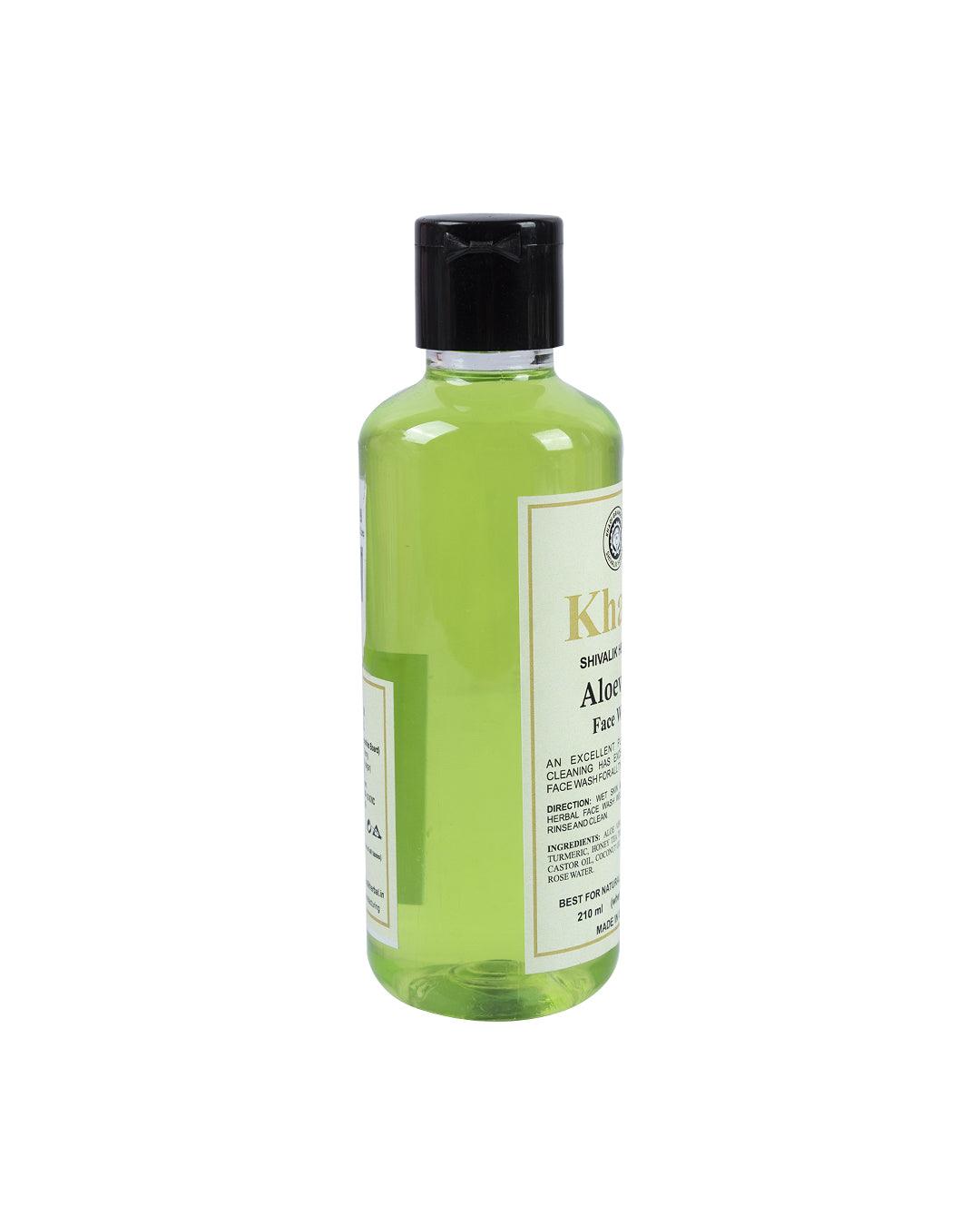 Khadi Aloe Vera Face Wash (Pack Of 2, Each 210 mL ) - MARKET 99