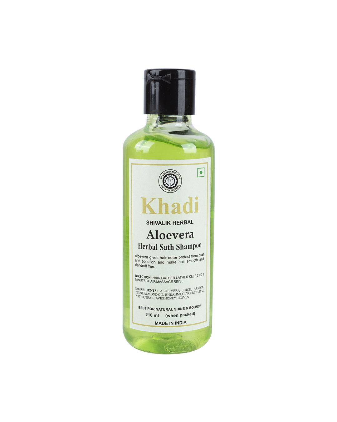 Khadi Aloe Vera Herbal Shampoo, 210 mL - MARKET 99