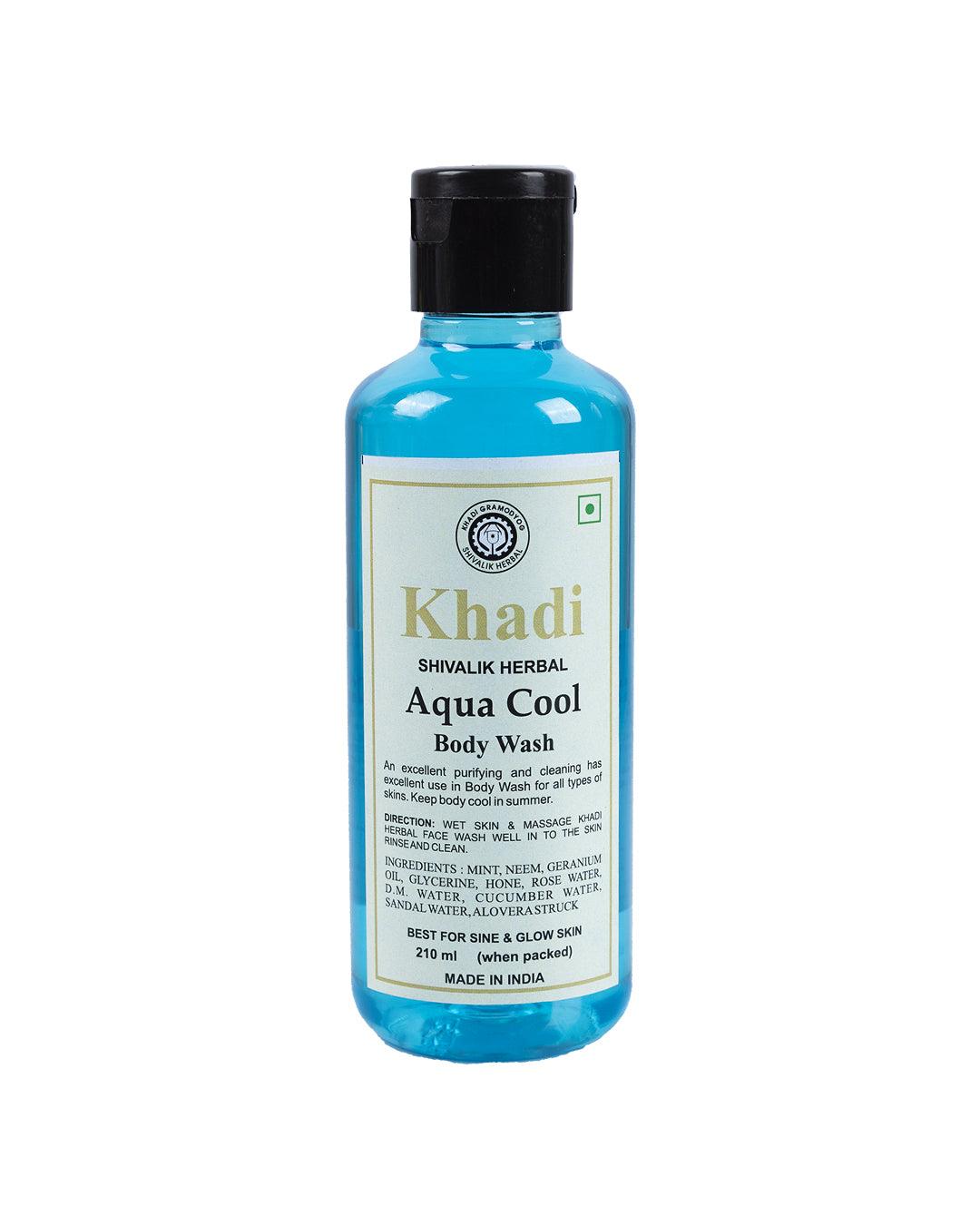 Khadi Aqua Cool Body Wash, 210 mL - MARKET 99