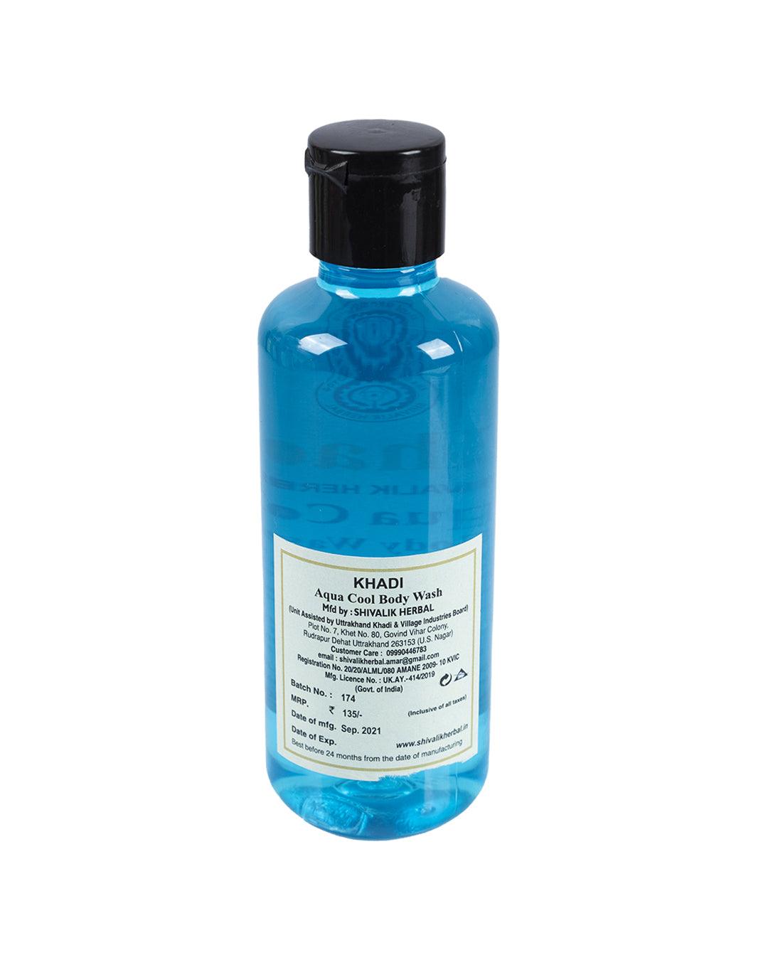 Khadi Aqua Cool Body Wash, 210 mL - MARKET 99