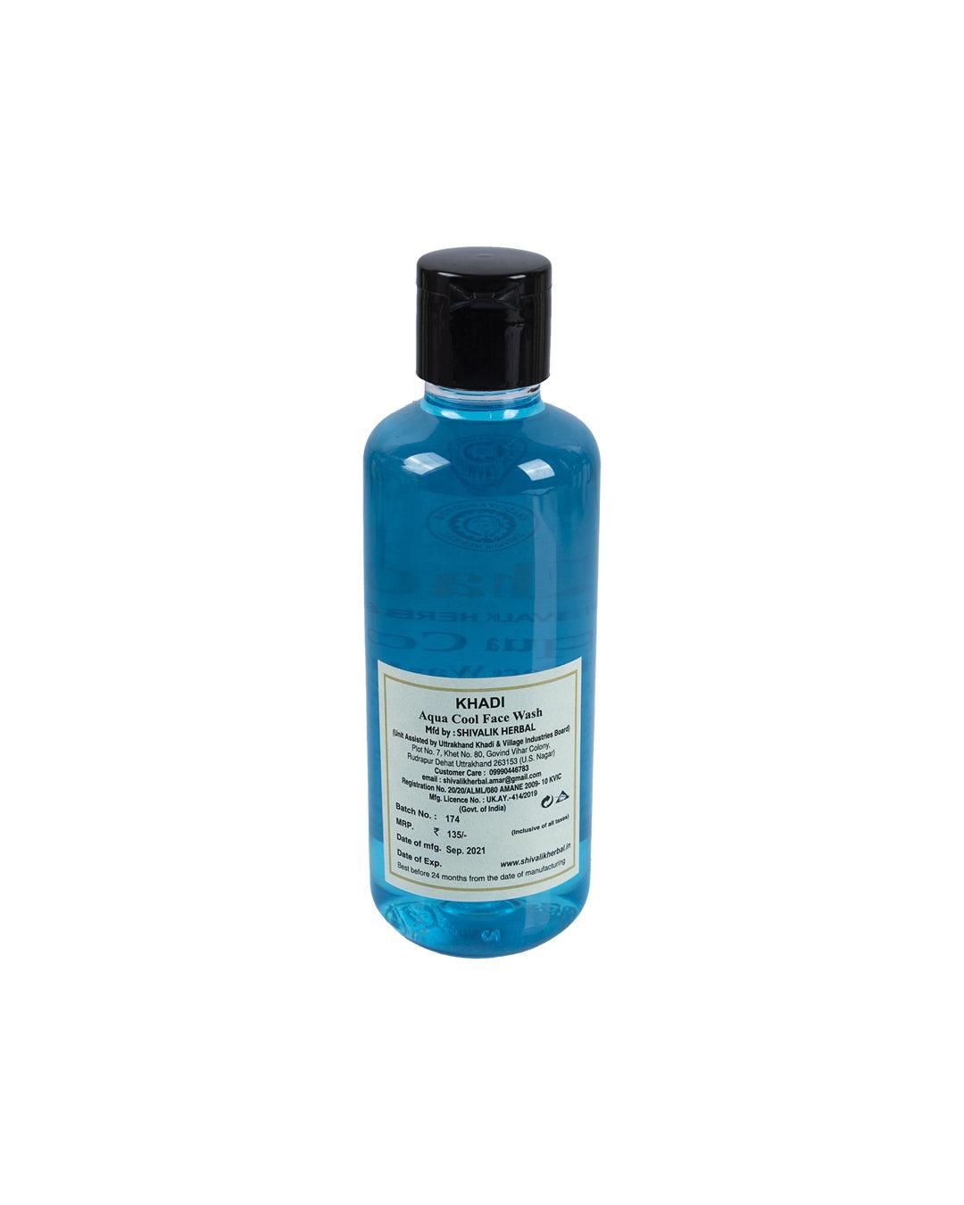 Khadi Aqua Cool Face Wash, 210 mL - MARKET 99