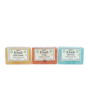 Khadi Haldi Chandan Bar + Khadi Mint Bar + Khadi Orange Bar ( Pack Of 3 , Each 125g ) - MARKET 99