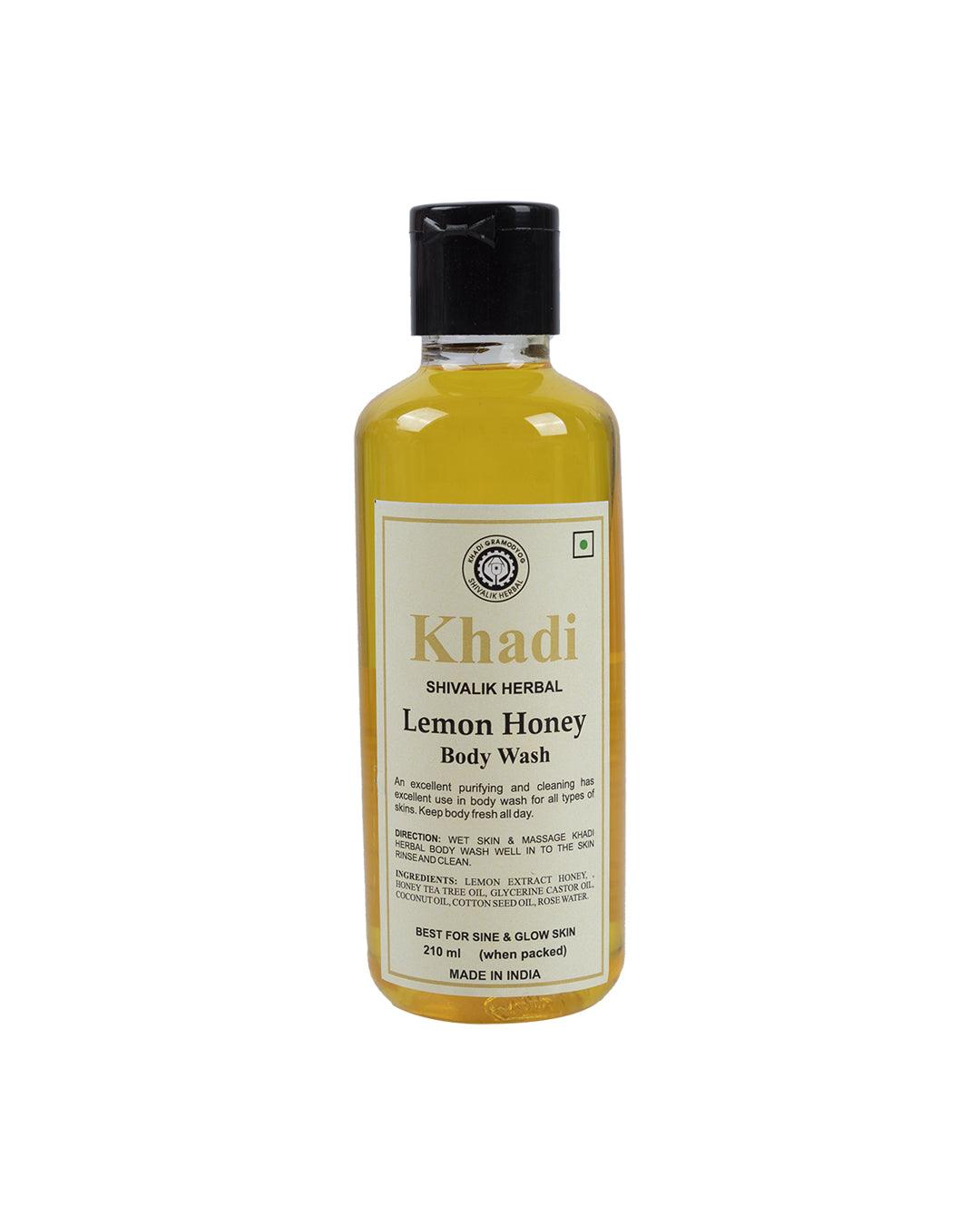 Khadi Lemon & Honey Body Wash, 210 mL - MARKET 99