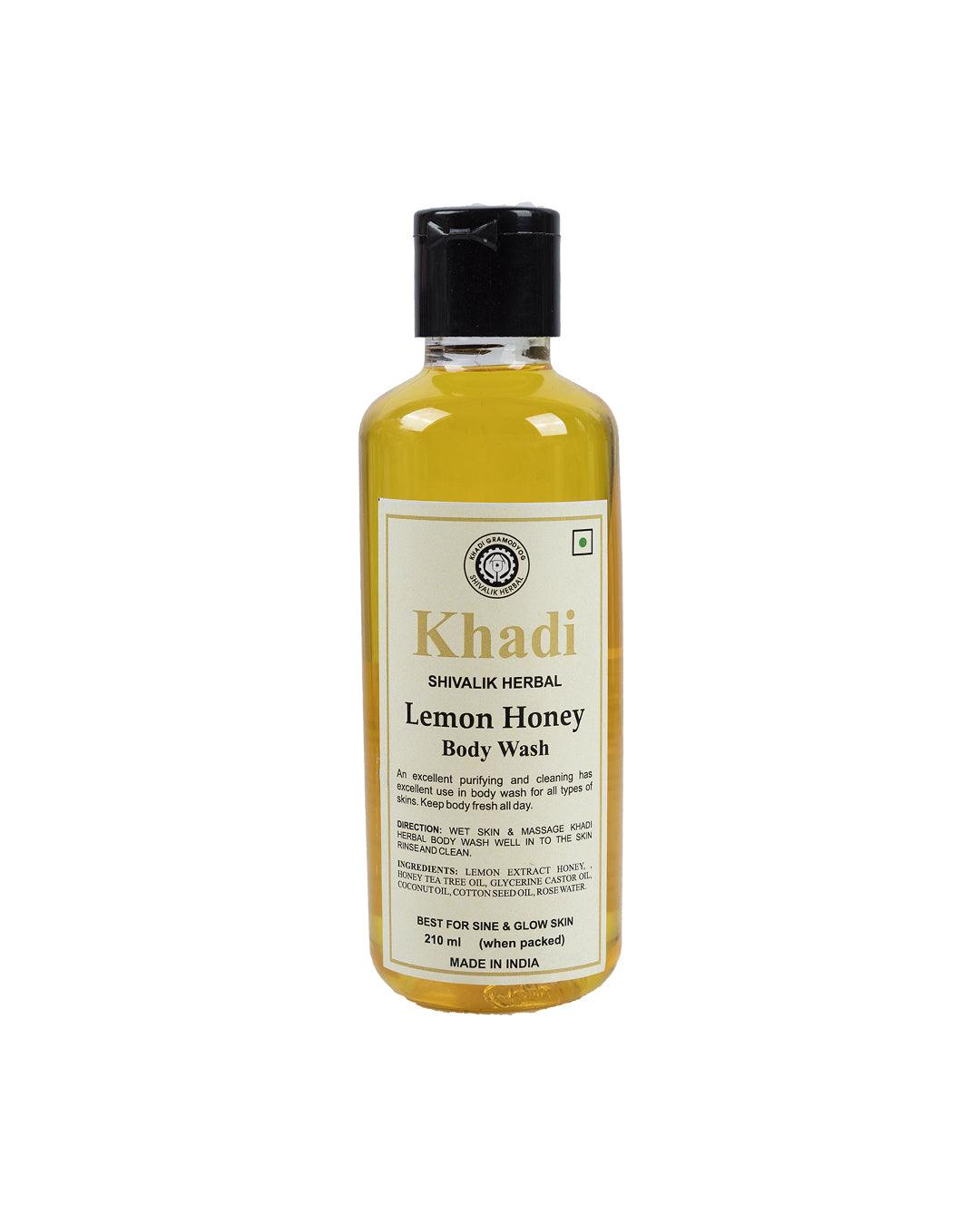 Khadi Lemon & Honey Body Wash (Pack Of 2, Each 210 mL ) - MARKET 99