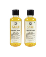 Khadi Lemon & Honey Face Wash (Pack Of 2, Each 210 mL ) - MARKET 99