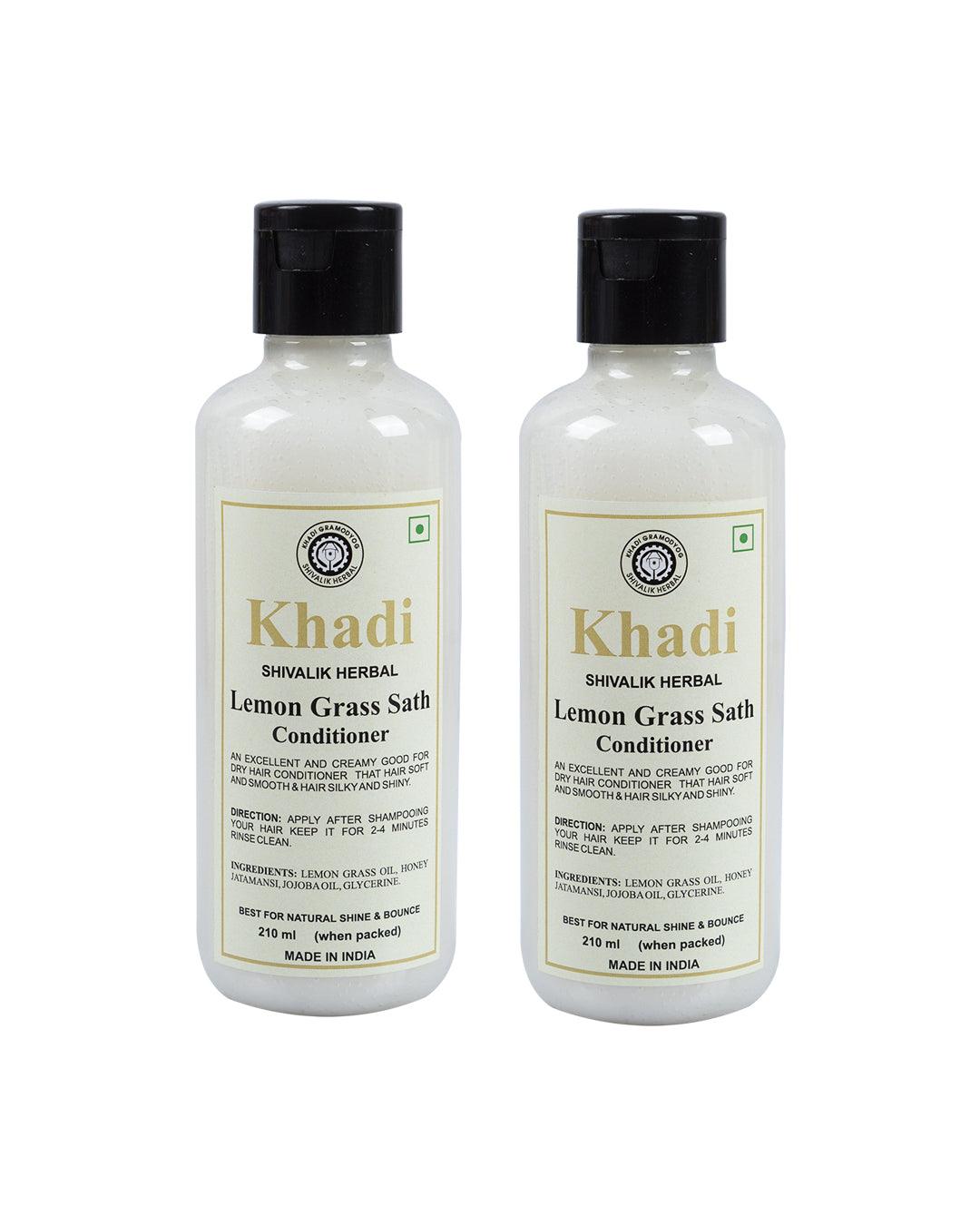 Khadi Lemon Grass Conditioner (Pack Of 2, Each 210 mL ) - MARKET 99