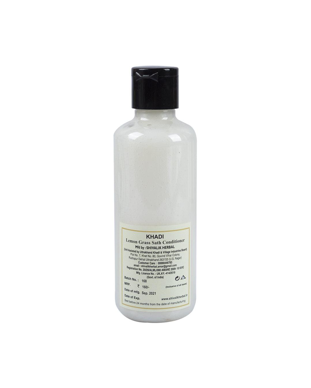 Khadi Lemon Grass Sath Conditioner, 210 mL - MARKET 99