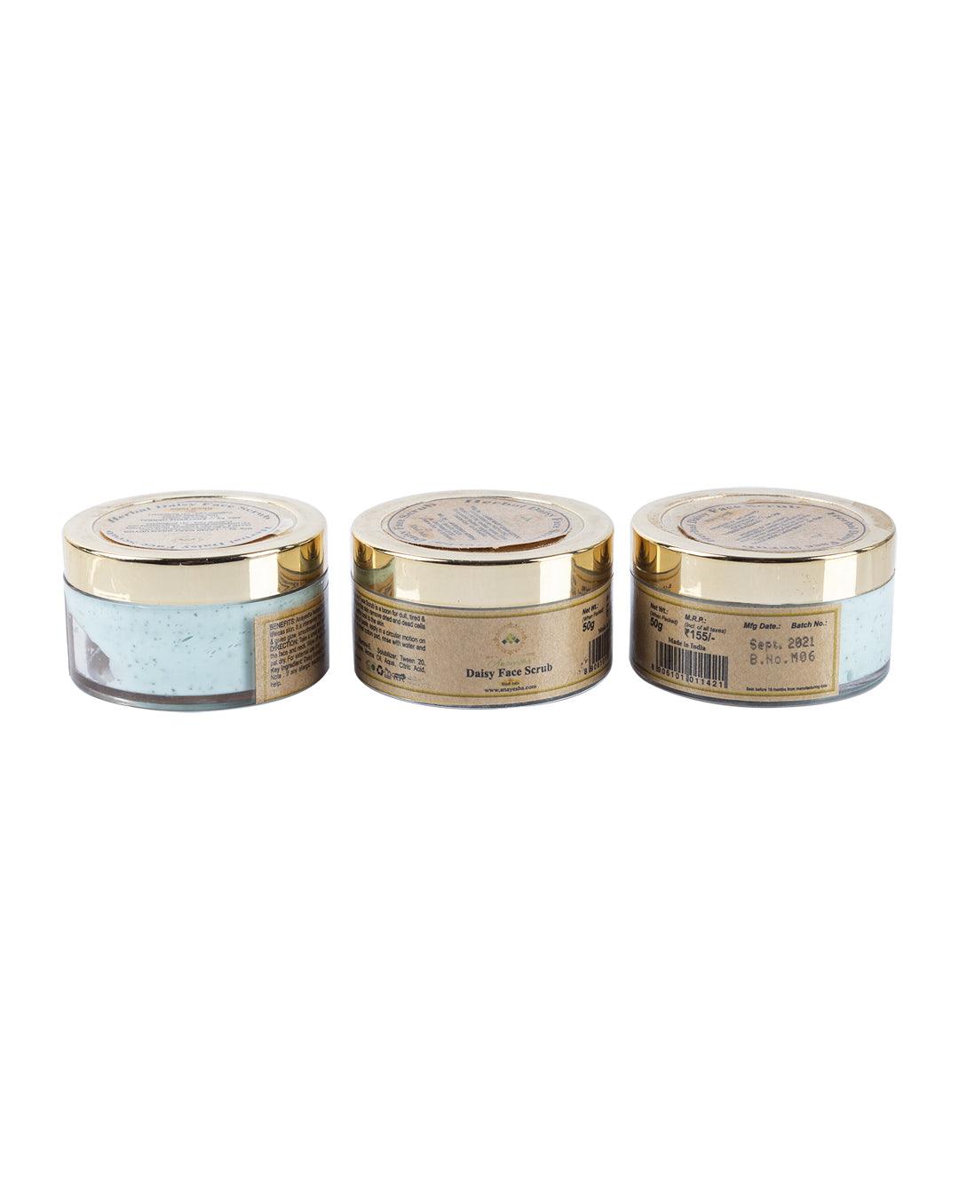 Khadi Mart Daisy Face Scrub (Each 50 G) Pack Of 3 - MARKET 99