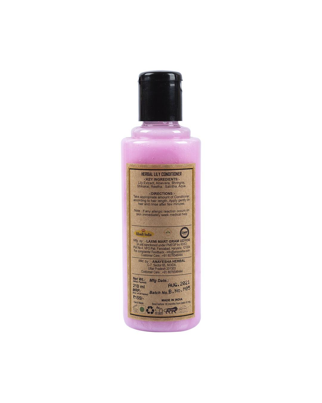 Khadi Mart Lily Conditioner 210 mL - MARKET 99