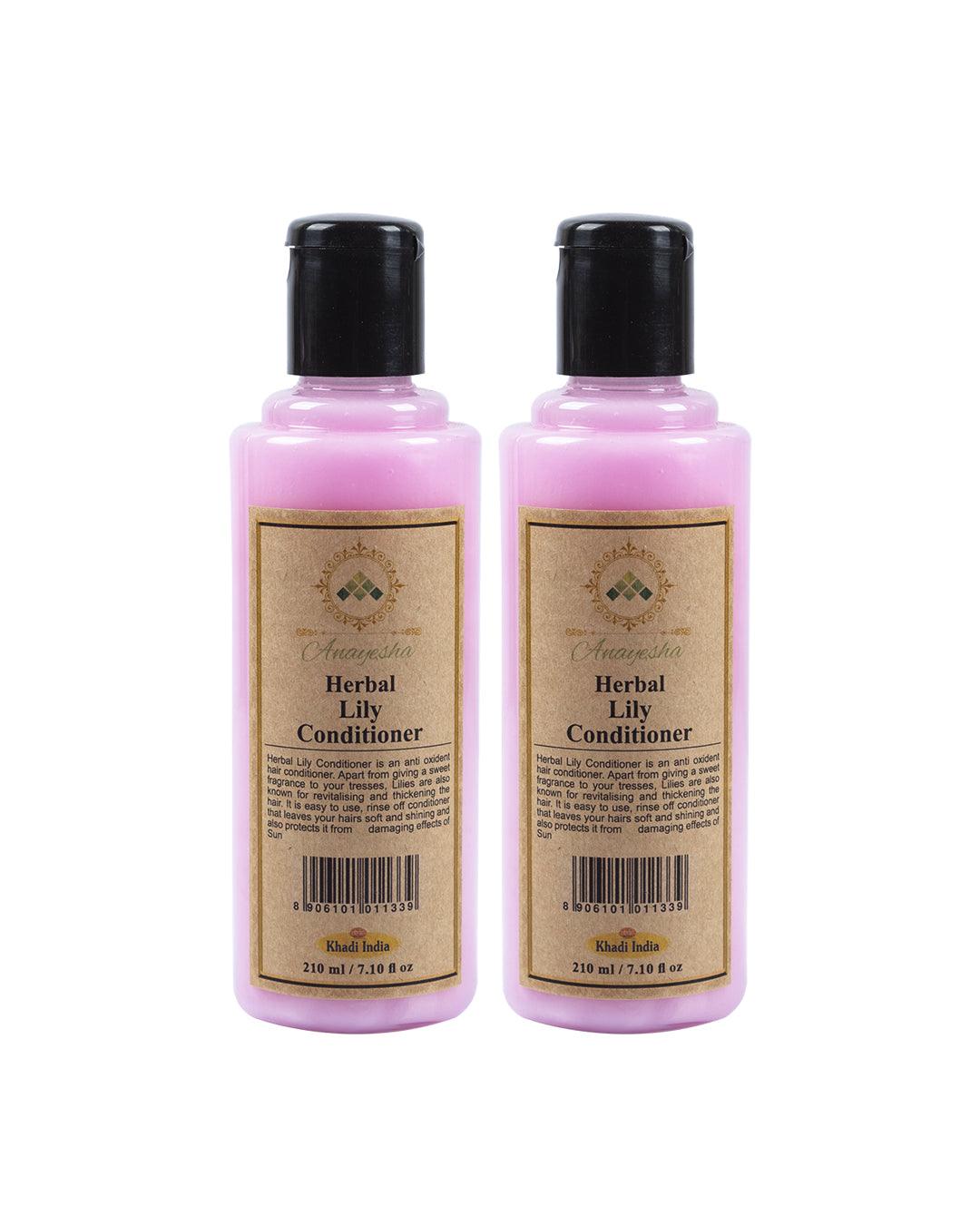 Khadi Mart Lily Conditioner (Each 210 mL) Pack Of 2 - MARKET 99