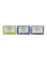 Khadi Neem Aloe Vera Scrub Soap + Khadi Lemongrass Soap + Khadi Lavender Soap ( Pack Of 3 , Each 125g ) - MARKET 99