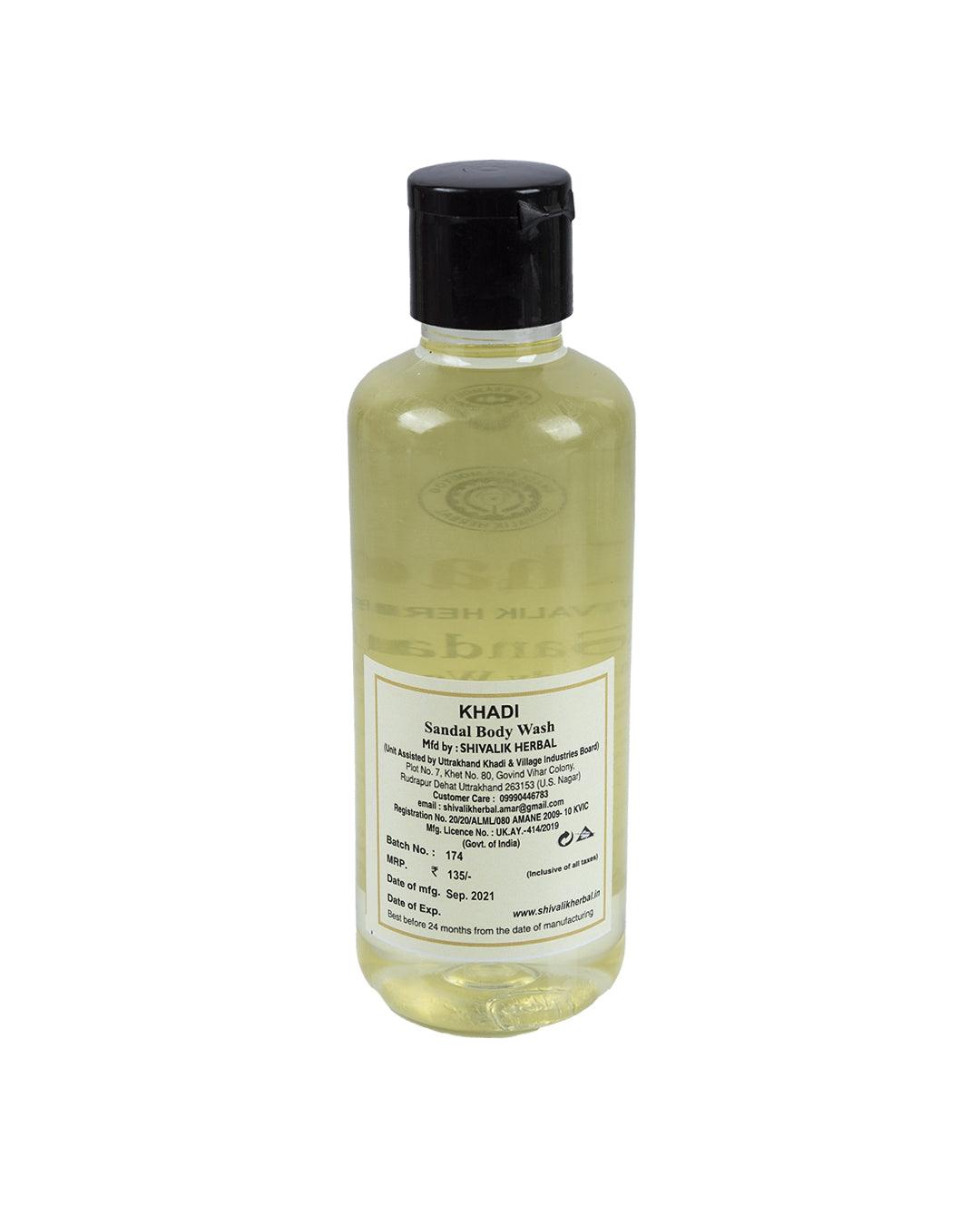 Khadi Sandal Body Wash, 210 mL - MARKET 99