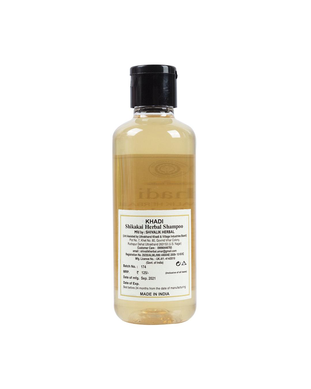 Khadi Shikakai Herbal Shampoo, 210 mL - MARKET 99