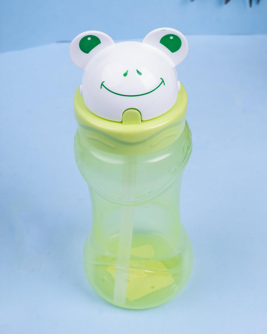 Kids Sipper Bottle, Green, Plastic, 380 mL - MARKET 99