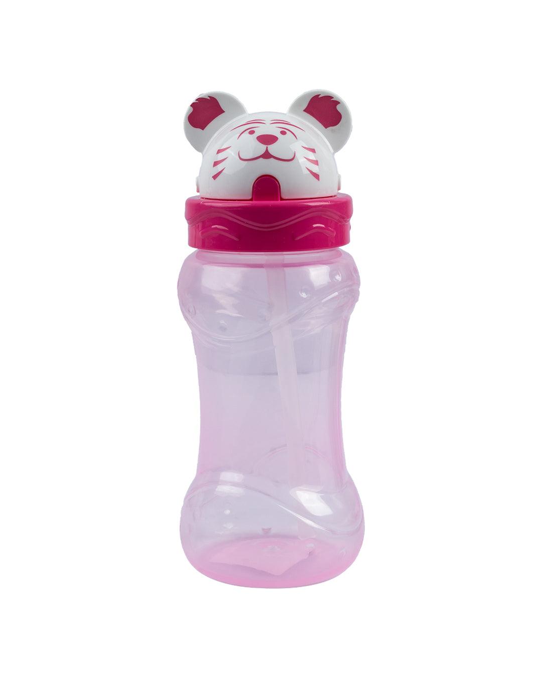 Kids Sipper Bottle, Pink, Plastic, 380 mL - MARKET 99