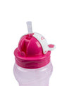 Kids Sipper Bottle, Pink, Plastic, 380 mL - MARKET 99