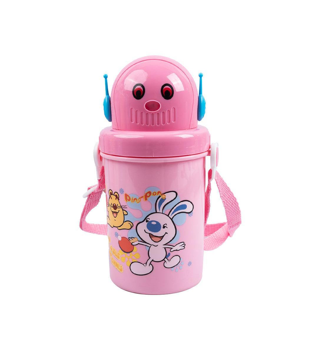 Kids Sipper Bottle, Pink, Plastic, 450 mL - MARKET 99